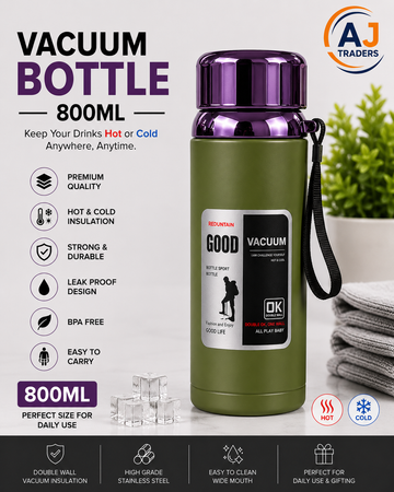STEEL BOTTLE 800ML STAINLESS STEEL