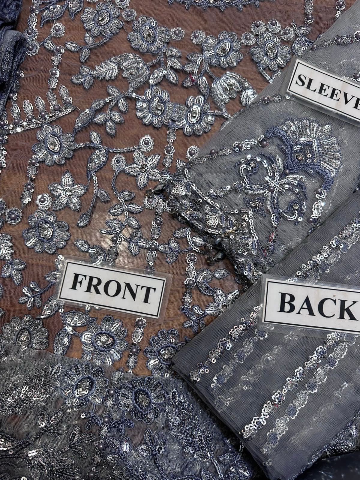 Premium Full Net Suit with Satin Silk