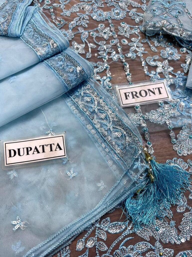 Premium Full Net Suit with Satin Silk