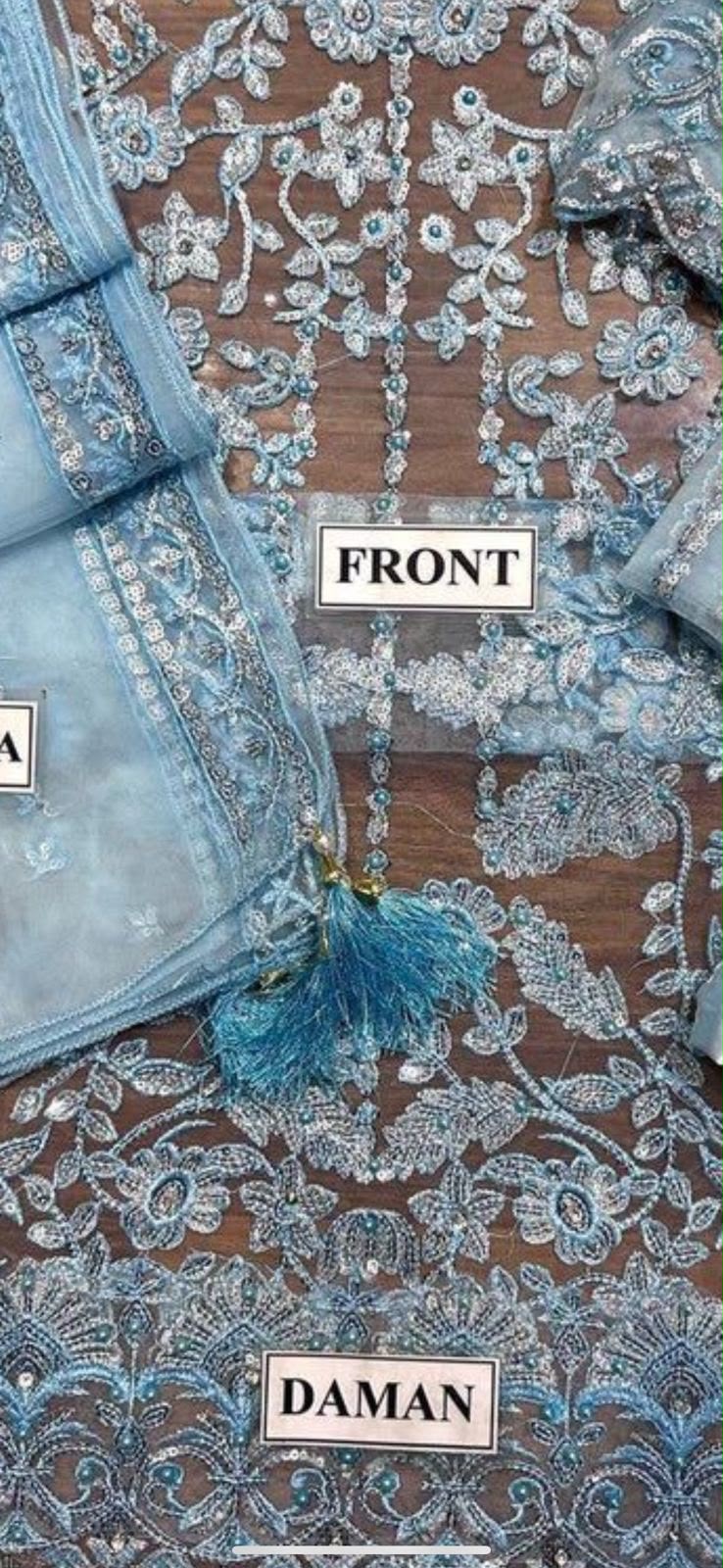 Premium Full Net Suit with Satin Silk