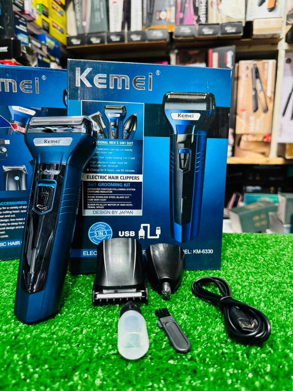 kemei electric hair clipper 3in1