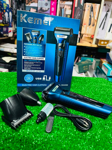 kemei electric hair clipper 3in1