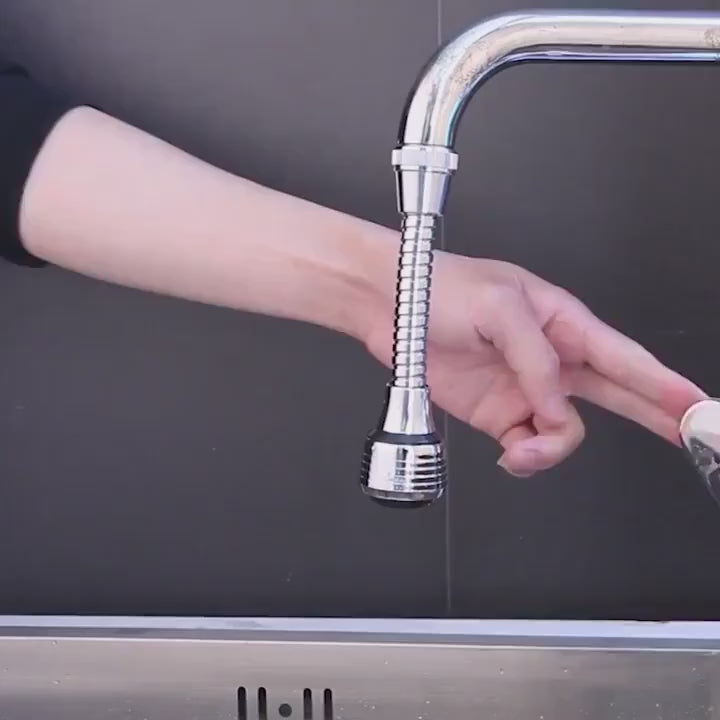 Flexible Faucet Sprayer Attachment – 360° Rotating Sink Shower Head with Powerful Water Spray | Kitchen & Bathroom Tap Nozzle